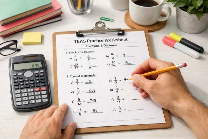 TEAS Fractions and Decimals Practice Questions
